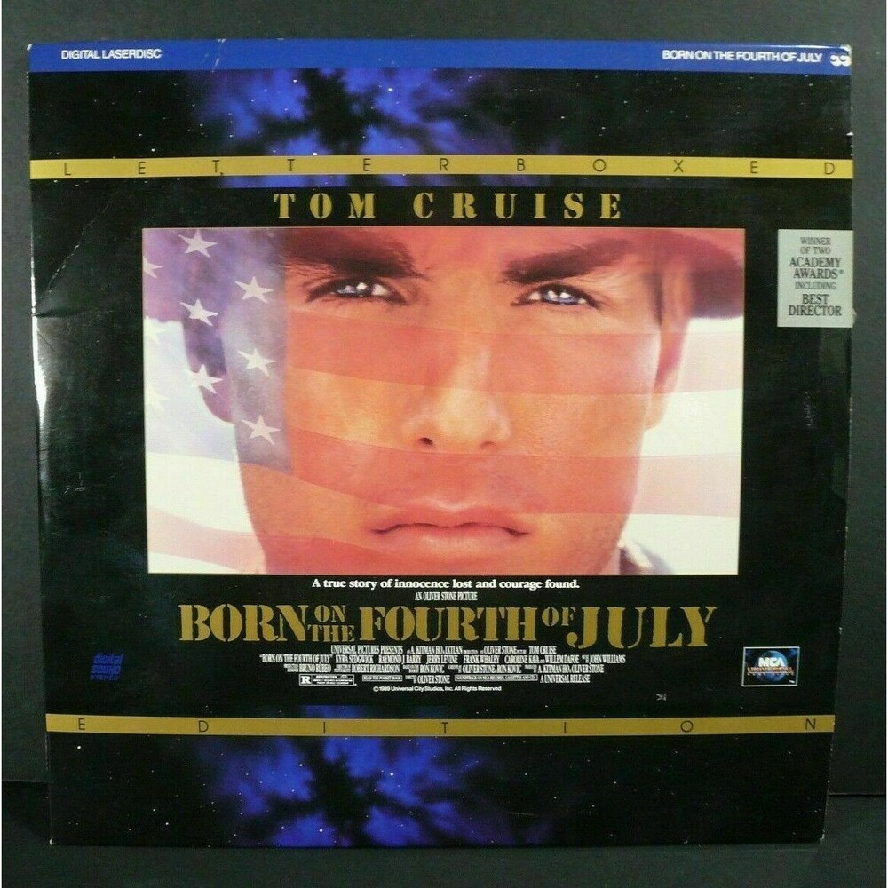 Born On The Fourth of July - Tom Cruise - Laser Disc